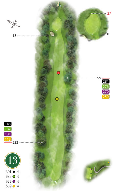 Tiverton Golf Club golf hole 13th