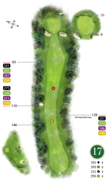 Tiverton Golf Club golf hole 17th