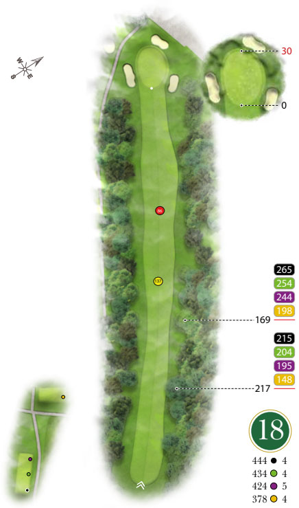 Tiverton Golf Club golf hole 18th