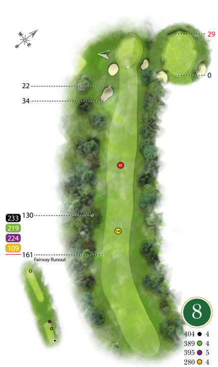Tiverton Golf Club golf hole 8th